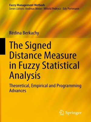 cover image of The Signed Distance Measure in Fuzzy Statistical Analysis
